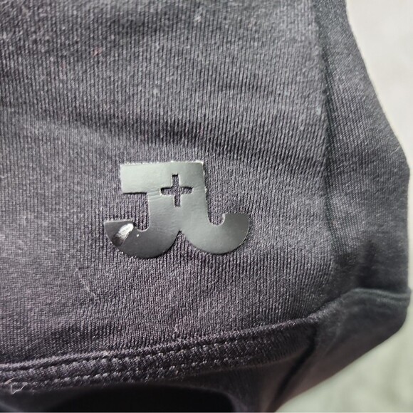 Jo + Jax Black Leggings with Decorative Cutouts on Calves Size Small - Picture 4 of 5